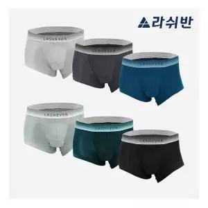 [라쉬반] H분리 나무소재 남성팬티 프리미엄 셀루켓 무브프리 6종