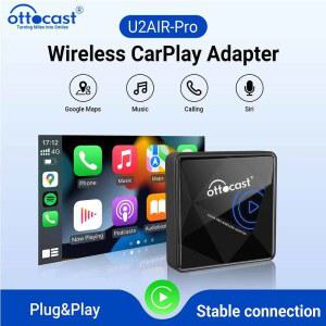 카플레이 네비게이션 carplay OTTOCAST U2Air PRO 무선 CarPlay 어댑터에 유선 USB 동글 스마트 Ai 박스 자동차 액세서리 VW 닛산 포드 볼보 호환 호환 기아 호환 호환 벤츠