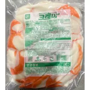 한성 크래미 1K 맛살 게맛살 술안주 초밥용 샐러드 샌드위치 계란말이 요리용 게살