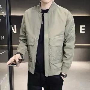 남성 2컬러 데일리 캐주얼 편한 블루종 IS-JK31