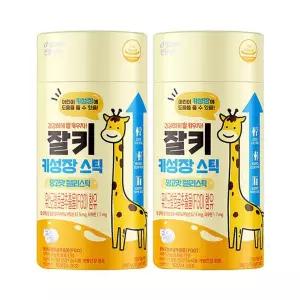 [빙그레] 잘키 어린이 성장 스틱 망고맛 젤리 280g (14포) 2개 /4주분