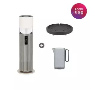 [LG 공식판매처] LG 퓨리케어 오브제 하이드로타워 가습기 HY705RSUABM (HY705RSUA+무빙휠+급수키트)