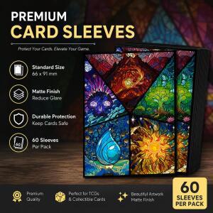유희왕슬리브60PCS HOLO 아트 카드 슬리브 게임 표준 크기 보호대