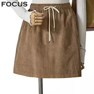[포커스] 골덴밴딩숏스커트_FW3J7SK0287