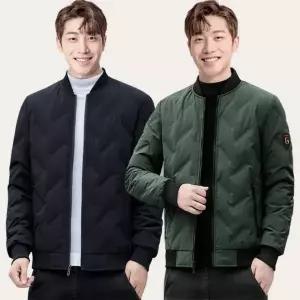 남자 항공점퍼 블루 컬러 캐주얼 블루종 봄가을 간절기 아우터