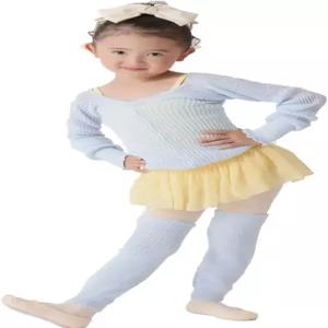 Eballerina 발레 리드믹 짐노 체조 댄스 워밍업 레그 워머 퍼플 라이트 블루 파스텔 수업 및 연습용 사용
