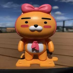 [제이큐]완성품 카카오프렌즈 리본 라이언 Ryan 피규어