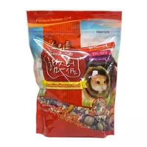 햄스터 스위트 사료 700g 1P 소동물 펠렛 과일 씨앗 햄스터 소동물 펠렛 씨앗 과일 밥 사료 주식