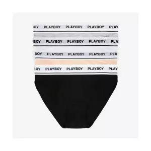 플레이보이 여성 속옷 우먼 아웃밴드 삼각팬티 PWP3611-3매입 411491