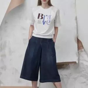 올리비아로렌 큐롯 데님 팬츠(VVCMP5M4261) 436744