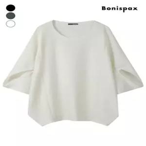 보니스팍스 루즈핏 돌먼 롱 슬리브 티셔츠 XQ4TS019M0)