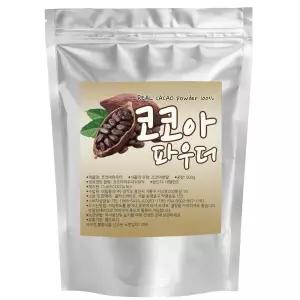 무가당 카카오 파우더 1kg 코코아 가루/간식/탕비실/접대용/분말/핫초코/대용량/업소용/카페/가정용/자판기