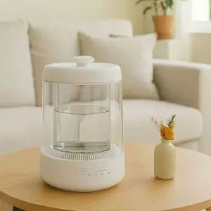 [대웅모닝컴]대웅 가열식 가습기 4L 수조분리 상부급수형 LED 물멍 가습기 DWF-4035L..[35729144]