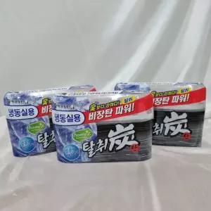 홈즈 탈취탄 냉동실용 애경 냉동고탈취제 3개입 소취제 공기제 냉장고방향제 숯탈취제 냉장고 탈취제