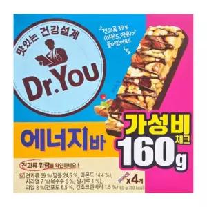 직원간식 오리온 닥터유 에너지바 40G 4개입