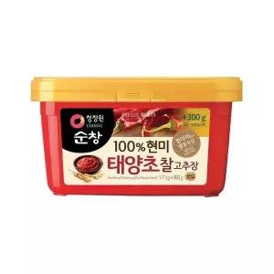 청정원 순창 100% 현미 태양초 찰 고추장 2kg 1개