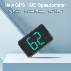자동차 HUD GPS 헤드 업 디스플레이 디지털 속도계 모든 용 범용 스마트 과속 경보 전자 액세서리