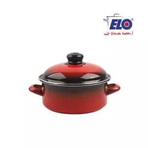 ELO 빨강법랑 일반형 18cm / 양수냄비 / 법랑