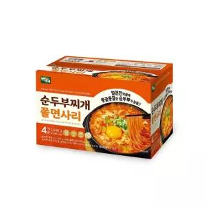 백제 순두부찌개 쫄면 410g x 4 코스트코
