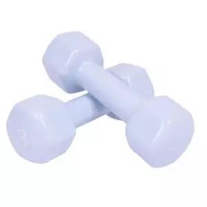 아이워너 뷰티 육각 덤벨 아령 3kg 스카이블루 2개