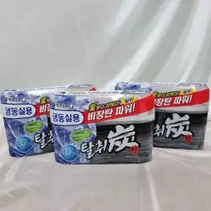 강력탈취 3개입 애경 냉동고 천연탈취 냉동실용 활성탄 천연성분 홈즈 음식물냄새 애경산업