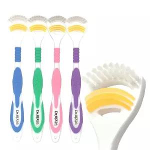 닥터이지스 입냄새제거 혀클리너 백태제거 혀닦기 브러쉬 (색상랜덤)