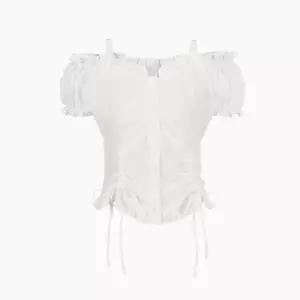 [에고이스트][AK수원점] [에고이스트] [BLUE LABEL]오프숄더 스트링 블라우스 ES2OBL04