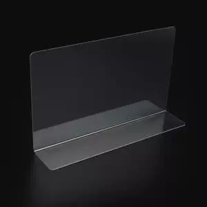 L형 투명 칸막이 20x12cm 1P 일반형 진열대 제품 상품분리 소품진열 디피용 진열 J7