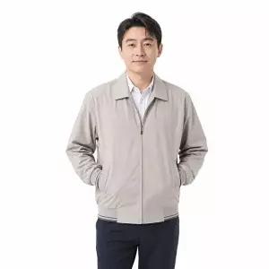 [파파브로]남성 간절기 리브밴드 오피스 워크웨어 점퍼 HA-JUA-A