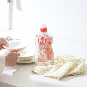 [기타]헨켈 프릴 맑은식초 주방세제 산뜻한 자몽향 용기 700ml X6
