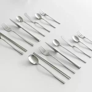 [아트박스]/니코트 니코트 히어 2인 신혼 커트러리 풀세트 16P Silver