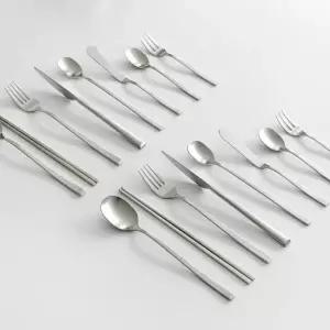아트박스 니코트 니코트 히어 2인 신혼 커트러리 풀세트 16P Silver