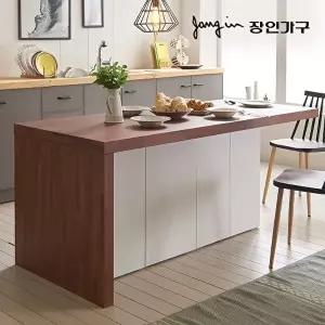 [장인가구][비밀특가]플레인 1800 수납 아일랜드 식탁
