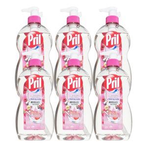 프릴 주방세제 본품 베이킹소다 와일드 베리향 700mL x 6개