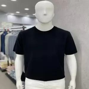 남성 쿨 워셔블 인견 레이온 폴리 라운드넥 U넥 여름 반팔 니트 티셔츠 7컬러 450JK