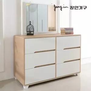 [장인가구]하임 1200 3단 와이드 서랍화장대