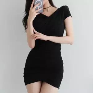 [다잇템] 여자 짧은 잔주름 클럽룩 SS 쁘띠 슬림핏 스커트13613693588872