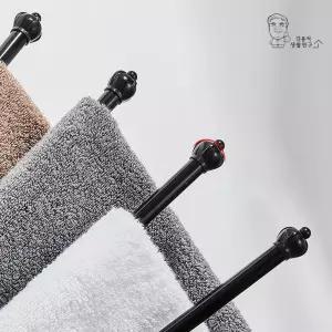 모던 블랙 회전 수건 걸이 3size/욕실/행거/화장실/악세사리/수건걸이/선반/주방/행주/거치대/타올/접착형
