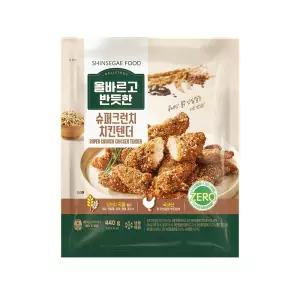 신세계푸드 올바르고 반듯한 슈퍼 크런치 치킨텐더 440g×6개 맥주안주