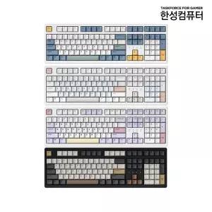 한성컴퓨터 TFG CloudMax CF 동그리 유무선 기계식 말차크림 (브라운슈가 토독)