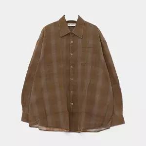 [아워레가시]아워레가시 보로우드 셔츠 다코타 플란넬 체크 남성 셔츠 M2262BCF