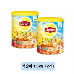 립톤 아이스티 복숭아 1.5KG 2개