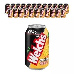 [웰치스] 제로 애플망고맛 355ml, 24입, 1개