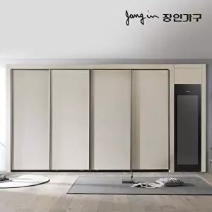[장인가구][B] 단테 슬림 스타일러 슬라이딩 붙박이장 10cm
