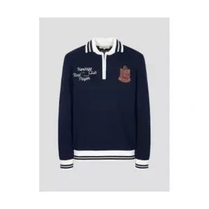 빈폴 와펜 포인트 하프집업 니트 네이비 (BC5251C08R) BC5251C08R 459039
