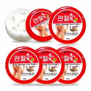 웰빙헬스 관절애 바르는 마사지크림 100g 5개 /운동전후/근육마사지크림