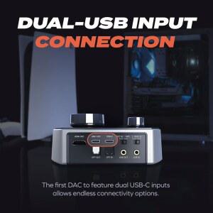 사운드 블라스터 G8 u2013 고해상도 게이밍 USB DAC(듀얼 USB 오디오 믹싱 및 완전 사용자 지정 가능한 음향 엔진 및 10밴드 이퀄라이저 포함)