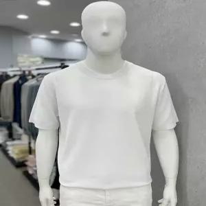 남성 쿨 워셔블 인견 레이온 폴리 라운드넥 U넥 여름 반팔 니트 티셔츠 7컬러 110_JK