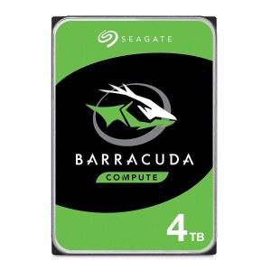Seagate BarraCuda 4TB 내장 하드 드라이브 HDD u2013 3.5인치 SATA 6Gb/s 5400RPM 256MB 캐시, 컴퓨터 데스크탑 PC u2013용 좌절 없는 패키징 ST4000DMZ04 /DM004