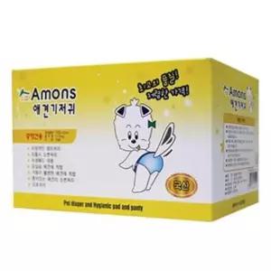 배변패드 배변판 강아지 아몬스 기저귀 애견 중형견용10매